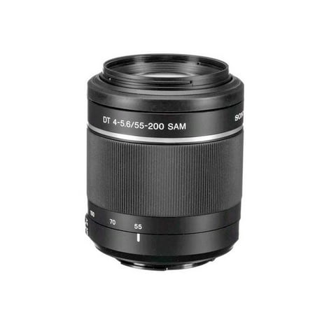 Sony DT 55-200mm F4-5.6 SAM Telephoto Zoom Lens (International Model)