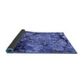 thumbnail image 2 of Ahgly Company Indoor Square Oriental Blue Industrial Area Rugs, 5' Square, 2 of 4