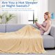 thumbnail image 5 of Cooling Blanket, Summer Cooling Blankets for Hot Sleepers, Arc-Chill Q-Max>0.5 Cool Fiber, Oeko-TEX 100% Certified, Soft, Breathable, Double-Side Bed Throw,Keep Cool for Adults Kids 50"x70", 5 of 5
