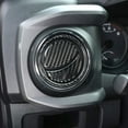 thumbnail image 4 of TINKI 12 Pcs for Tacoma 2015 2016 2017 2018 2019 2020 2021 2022 2023 Soft Carbon Fiber 3D Sticker Center Air Conditioning Vent Frame Trim Cover Interior Car Accessories, 4 of 7