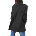 thumbnail image 3 of Suéter de cuello alto para mujer, jersey de manga larga grueso, jersey de punto de cuello alto, jersey de invierno (XXL), 3 of 3
