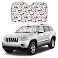 thumbnail image 4 of Bingfone Halloween Dachshund Car Windshield Sunshade,Sun Foldable Sun Shield Sun Visor for Car - Medium, 4 of 8