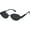 Matte Black/Grey, variant on Retro Oval Sunglasses for Women Men Trendy Sun Glasses Classic Shades UV400 Protection SJ1217