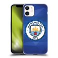 thumbnail image 1 of Head Case Designs Officially Licensed Manchester City Man City FC Badge Geometric Obsidian Full Colour Soft Gel Case Compatible with Apple iPhone 12 Mini, 1 of 7