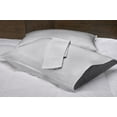 thumbnail image 2 of CCNY Pillowcases 2 Pieces Light Grey Euro Sham 26x26 Size Inch Solid 1000 TC 100% Egyptian Cotton Pillow Cushion Cover, 2 of 5