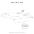 thumbnail image 5 of Box Base Cama Individual Slim Beige, 5 of 5