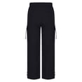 thumbnail image 4 of Pantalones de trabajo de longitud completa para hombre, de color liso, con bolsillos, de pierna recta, 4 of 6