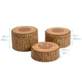 thumbnail image 3 of ECR4Kids SoftZone Tree Stump Stool Set, Chocolate, 3-Piece, 3 of 10