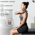 thumbnail image 5 of Sharper Image® Powerboost Move® Deep Tissue Portable Percussion Massage Gun, 4 Attachments, Rechargeable, 5 of 16