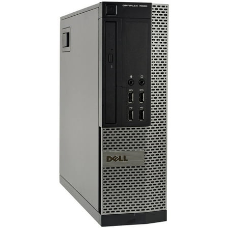 Restored Dell 7020-SFF Desktop PC with Intel Core i7-4770 Processor, 16GB Memory, 500GB Hard Drive DVD Wi-Fi and Windows 10 Pro