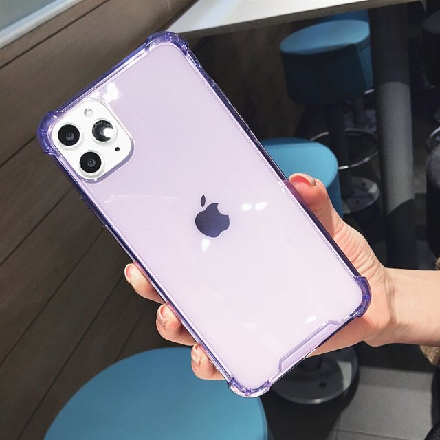 Funda transparente a prueba de golpes para iPhone 14 13 12 Mini 11 ProMax XS XR 6S 7 8Plus, carcasa transparente antigolpes para teléfono, funda trasera suave de TPU Tan Jianjun unisex