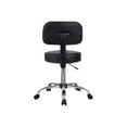 thumbnail image 3 of Tabouret Médical Boss Noir Caressoft avec Coussin de Dossier, 3 of 5