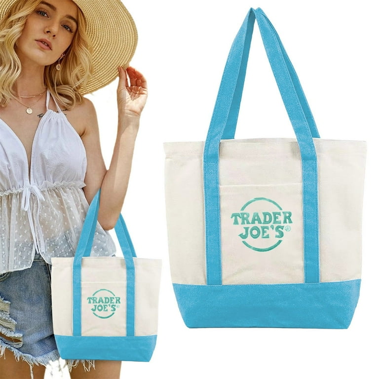 2025 Latest Trader Joe's Mini Tote Bag Pastel - Cotton 2025 Latest Trader Joe's Mini Tote Bag Pastel - Cotton