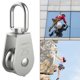 thumbnail image 4 of 2Pcs Multipurpose Stainless Steel M25 Single Pulley Block Wire Rope Hanging Wire Towing Wheel Equipment for Industrial, 4 of 5
