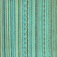thumbnail image 1 of Ahgly Company Indoor Square Abstract Light Blue Modern Area Rugs, 4' Square, 1 of 4