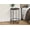 Dark Brown, variant on Nmkwnr Wood Top Side Table with Metal Frame, Round End Table for Living Room, Bedroom, Dark Bronze