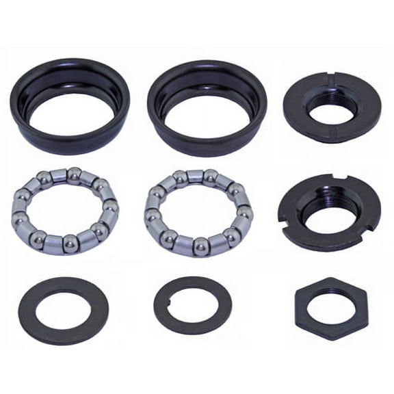 Alta Bike Bottom Bracket Set, and Sizes (Black, Ball Retainer: 5/16 x 9)