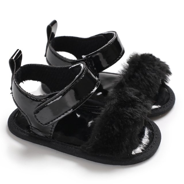 Walker Zapatos De Cuna Para Bebés Recién Nacidos De Bebé Princesa Flor Arco Suela De Algodón Primer Caminante Zapatillas De Deporte 0-18 Meses