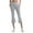 Gray, variant on AGWOLF Pull On Capris for Women Dressy Casual Summer Stretch High Waist Tummy Control Flare Yoga Pants with Pockets Bell Bottom Leggings