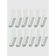 thumbnail image 5 of Hanes Men's Double Tough Durability Crew Socks, 12-pack, 5 of 7