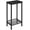 Black, variant on Tall Side Table, Industrial End Telephone Table with Adjustable Mesh Shelves, for Living Room, Bedroom, Entryway, Office, Black BB03DH01