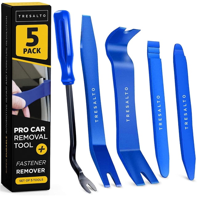 HSHDLDF Auto Trim Removal Tool Set (No Scratch Plastic Pry Tool Kit) Auto Trim Tool Kit Car Tools, Door Panel Removal Tool, Fasteners, Car Clips, Push Rivets, Molding, Dashboards, Interior Trim Tool