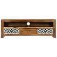 thumbnail image 2 of vidaXL Television Stand Vintage Solid Wood Sheesham 47.2" x 11.8" x 15.7", 2 of 11