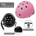 thumbnail image 3 of Tripumer Kids Bike Helmet Pink Toddler Ages 3-8 Years Old Boys Girls Multi-Sport Childrens  Adjustable Skateboard Cycling Helmet, 3 of 6