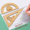 thumbnail image 4 of Wooden ruler bookmarks, Chinese-style handicrafts, fashionable souvenirs, 4 of 4