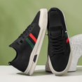thumbnail image 4 of Men's Breathable Knit Slip-On Sneakers, Lightweight Casual Shoes with Elastic Laces, Comfortable Footwear for Everyday and Travel Wear, 4 of 10