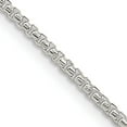 thumbnail image 1 of Sterling Silver 1.75mm Diamond-Cut Round Box Chain (16 X 1.75) Made In Italy qvx035-16, 1 of 5