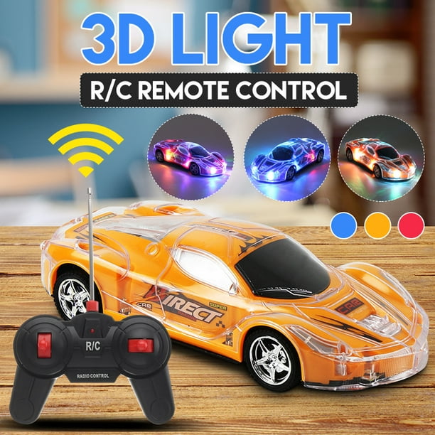 1 24 High Speed Led Flashing Remote Control Car Rc Car Roadster Sports Automatic Light Up Car Play Vehicles W 3d Lighting Gifts Walmart Com Walmart Com