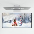 thumbnail image 4 of Hello Winter German Shepherd Football Snowman Welcome Snowy Morning Desk Mat Full Keyboard Mouse Pad Alsatian Dog Lover Gifts Large Mousepad - 01012, 4 of 5