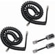thumbnail image 1 of 2 Pack 360 Anti-Tangle Swivel Telephone Cord Detanglers, Black, 1 of 5