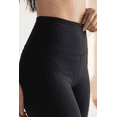thumbnail image 4 of Women’s High Waist Tummy Control Capri Leggings, Moisture Wicking Activewear, 4 of 7