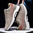 thumbnail image 5 of Men'S Height-Increasing Shoes Korean Style, Fashionable And Versatile, Breathable Mesh Trendy Footwear for Autumn, 3.15inch Lift Casual Sports Shoes,, 5 of 9