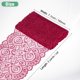 thumbnail image 3 of Uxcell Cinta de encaje elástico de 5 yardas de 7.1" de ancho color rojo vino, 3 of 6
