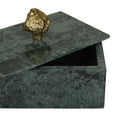 thumbnail image 4 of DecMode Green Marble Decorative Box with Gold Final, 3 Count, 4 of 7