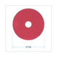 thumbnail image 2 of Premier 4016RED Standard 16-inch Diameter Buffing Floor Pads, Red, 2 of 2