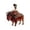 Bison Spirit, variant on 3D Bison Shaped Glass Liquor Bottle, 250th Anniversary Edition Decanter with Gift Box for Bar Display & Gifting