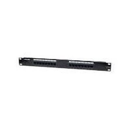 UPC: 0766623519526 | Intellinet Patch Panel  Cat6  UTP  16-Port  1U  Black – Patch panel – CAT 6 – UTP – RJ-45 X 16 – black – 1U – 19