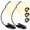 Black - 2 Pack, variant on Victsing Rechargeable Book Light for Reading in Bed, 80H Reading, 3 Brightness Levels & 3 Color Temperatures, Lightweight Flexible Clip on Reading Lights for Books in Bed