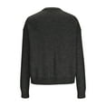 thumbnail image 6 of Lovskoo 2024 Cardigan Sweaters for Women Casual Long Sleeve Loose Solid Ladies Outing Cardigan Blouse Sweater Coat Black, 6 of 7