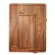thumbnail image 1 of Juego de tablas de cortar HAONEYS Wood con ranura para jugo, 3 tamaños, 1 of 7