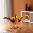 thumbnail image 3 of Lamp Washing Light Classic Arabian Craft Gift Table Centerpiece Costume Collectible Pot Lámpara para decoración Escritorio Cumpleaños Rojo Sunnimix Lámpara de estatua, 3 of 8