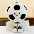 thumbnail image 4 of Tonnylam Lindos juguetes de peluche de fútbol de 13.7 pulgadas, suave relleno deportivo, bola de felpa de regalo para niños cumpleaños y decoración de Navidad, 4 of 7