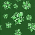 thumbnail image 1 of Ahgly Company Machine Washable Indoor Square Transitional Deep Emerald Green Area Rugs, 8' Square, 1 of 7