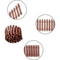 thumbnail image 4 of Rewera Mini Garden Fence 3 Pieces Wooden Garden Edging Miniature Garden Fences Mini Wooden Fence Flexible Miniature Garden Fence Micro Fence for DIY Landscape, 4 of 5