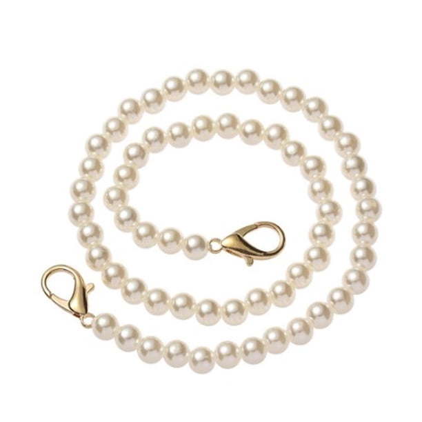 Cadena de perlas para bolsos cadena con asa de cuentas de perlas Perla de alto brillo DIY para accesorios de cadenas de bolsos ANGGREK Otros