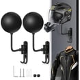 thumbnail image 1 of 2 ganchos para casco de motocicleta, montaje en pared, rotación de 180 grados, soporte para casco de bicicleta de metal, soporte para casco de bicicleta, soporte para colgar con para motocic, 1 of 5